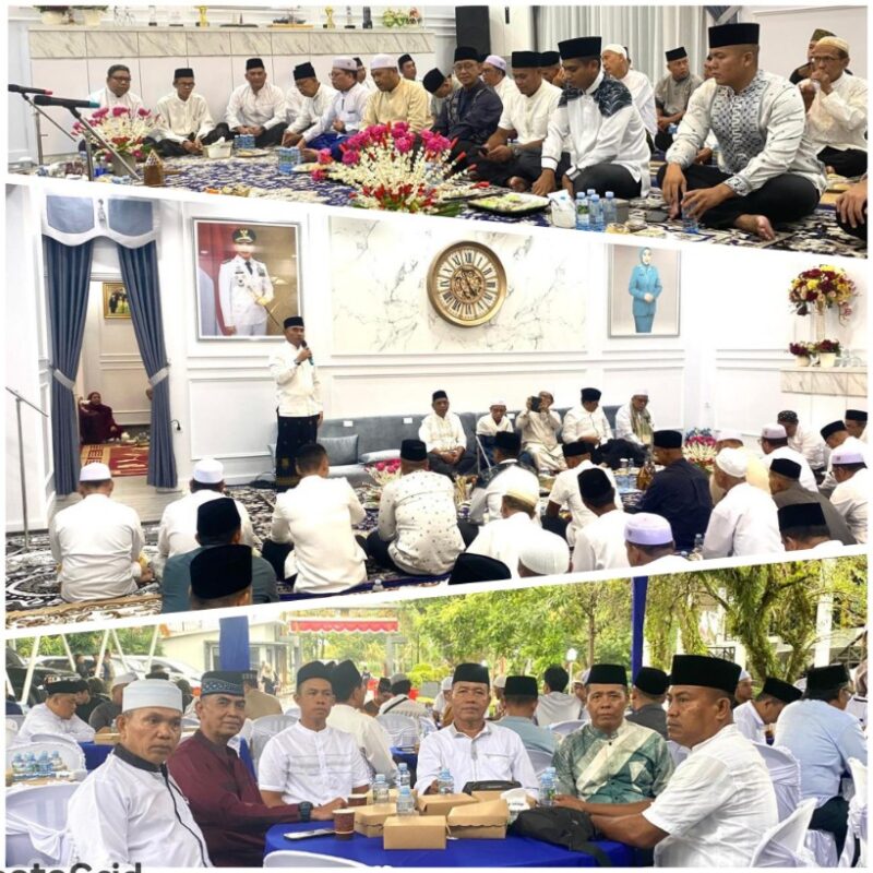 Personel Serta Persit Kodim 1009/Tla Hadiri Tasyakuran Menempati Rumah Dinas Bupati Tanah Laut