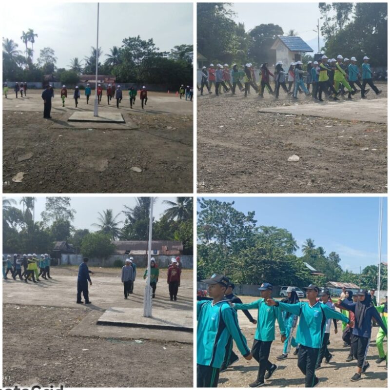 Semangat Nasionalisme Membara, Calon Paskibraka Muara Uya Giat Berlatih di Bawah Terik