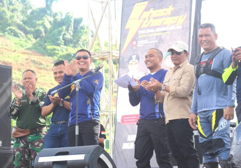 Hadiri Kegiatan MTC Reborn The Trail Adventure XIII 2025 Dandim 1009/Tla Ikut Merasakan Jalur Ekstrim, Foto: Bib Target-24jam.com