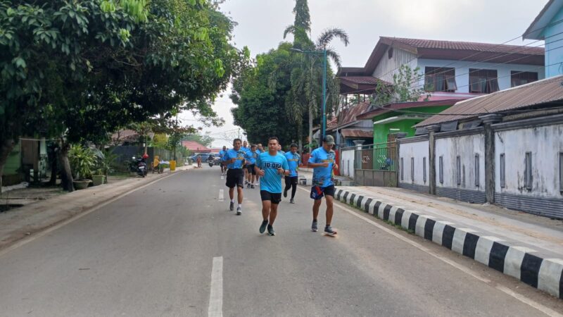 Kapten Inf Dwi Prayitno: Aerobik Lari Jadi Upaya Jaga Kebugaran Prajurit Kodim 1008/Tabalong