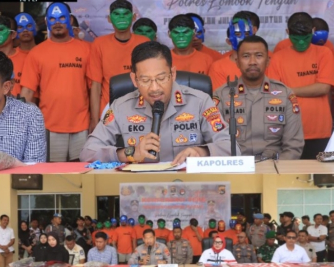 Komitmen Menjaga Keamanan dan Ketertiban Polres Loteng Berhasil Ungkap Kasus Kriminal dan Narkoba