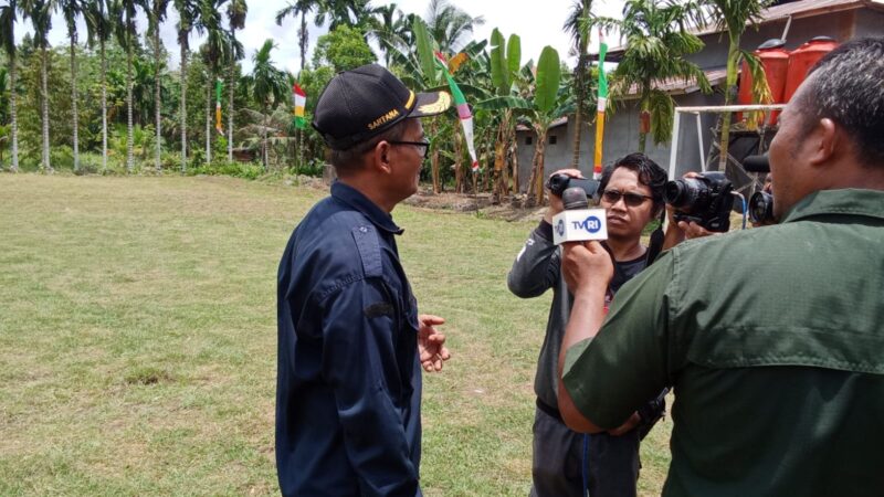 Ketua BPD Ratu Sepudak Ungkapkan Rasa Bangga Atas Kehadiran TMMD Regtas ke-126 Kodim 1208/Sambas