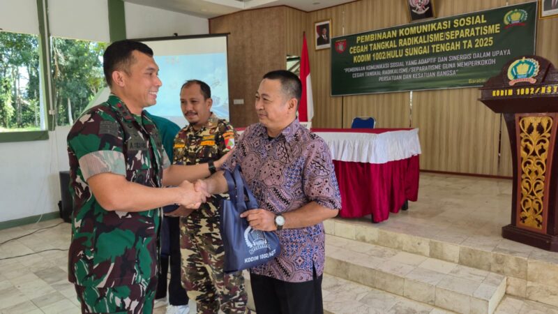Melalui Komsos, Kodim 1002/HST Bangun Sinergi Cegah Radikalisme dan Separatisme di Wilayah