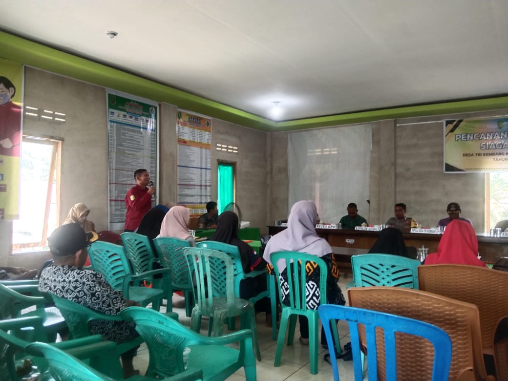 Danramil 07/Teluk Keramat Hadiri Penyuluhan dan Pencanangan Desa Siaga TBC