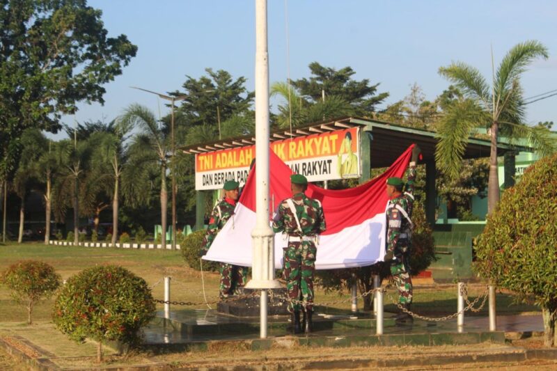 Menjadi Irup Pada Upacara 17an Dandim 1009/Tla Bacakan Amanat Panglima TNI