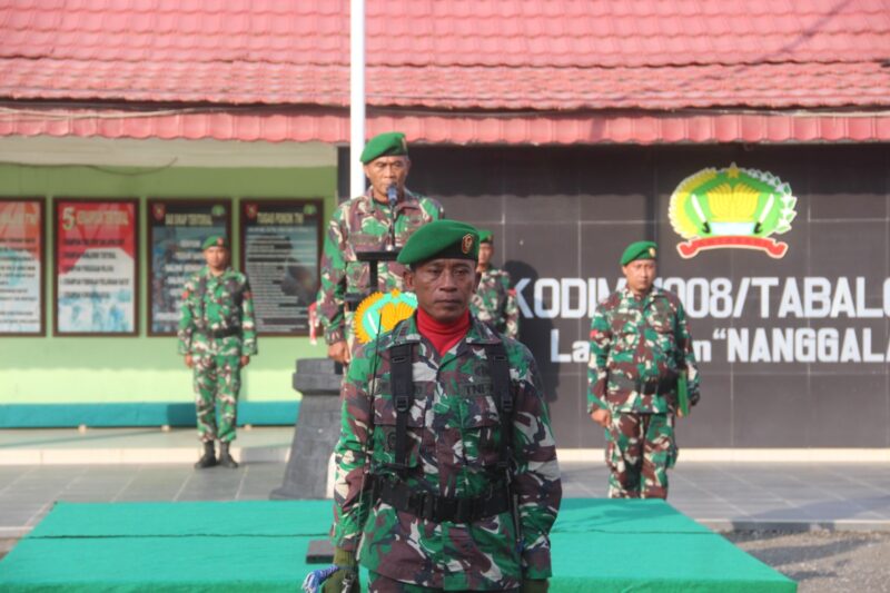 Upacara Bendera di Kodim 1008/Tabalong, Prajurit Ditekankan Pegang Teguh Sapta Marga dan Sumpah Prajurit