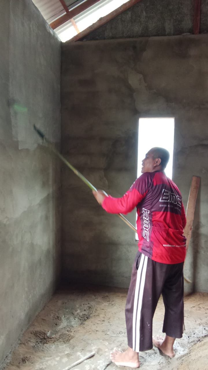 RTLH Milik Pak Mintoni Sudah Mulai Dilaksanakan Pengecekan Oleh Satgas TMMD Kodim 1208/Sambas