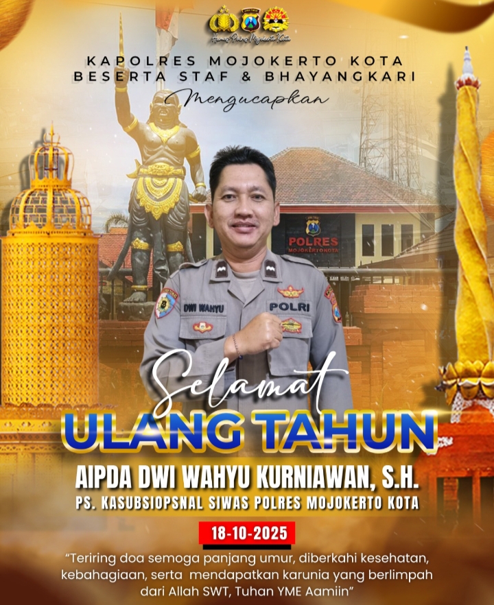 KAPOLRES MOJOKERTO KOTA BESERTA STAF & BHAYANGKARI