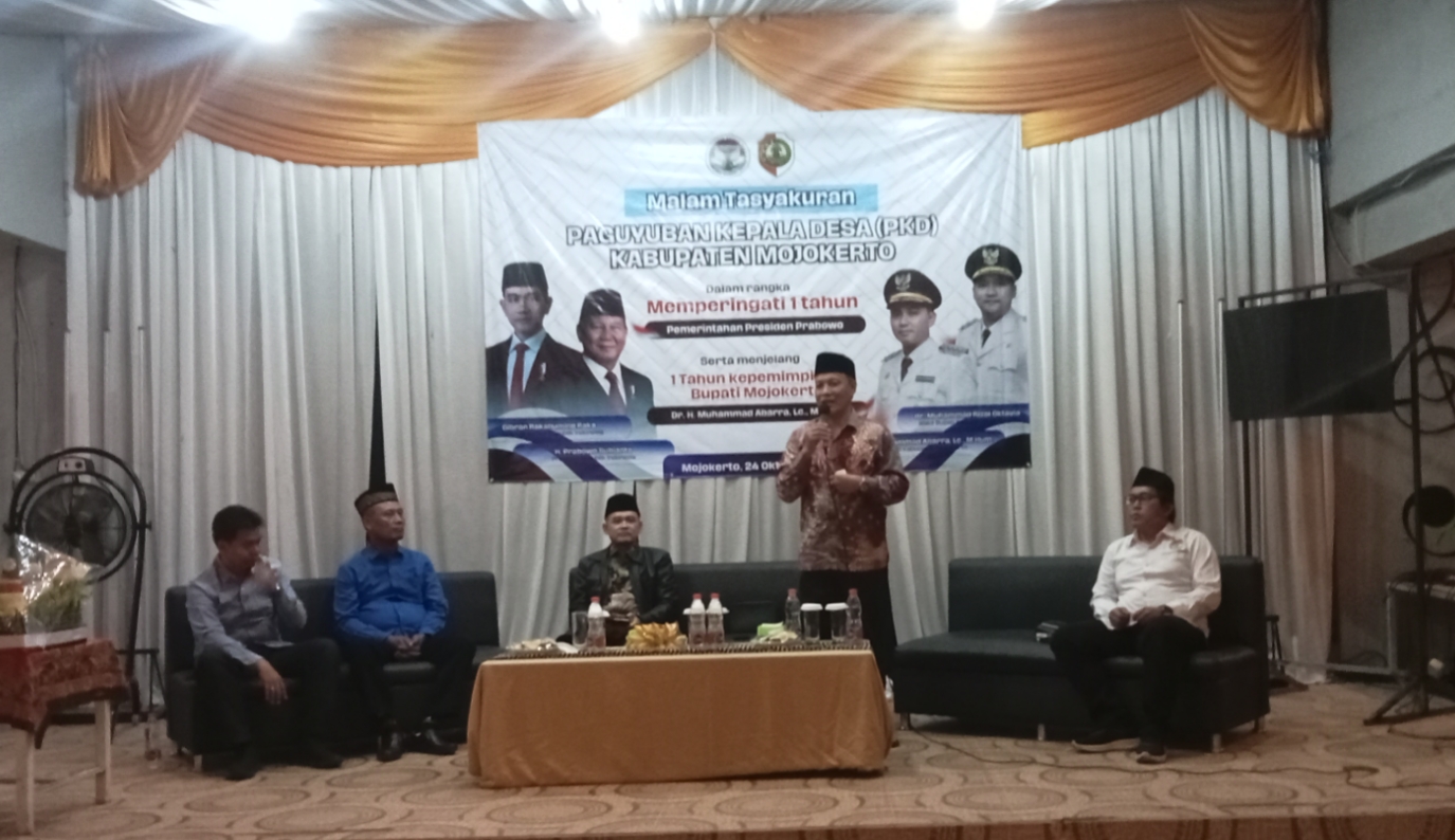 PKD Mojokerto Gelar Tasyakuran dan Silaturahmi: Refleksi Satu Tahun Pemerintahan Presiden Prabowo dan Bupati Gus Barra