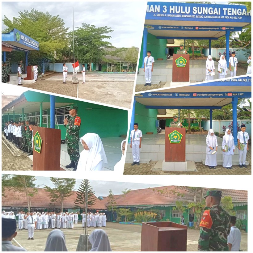Pelda A. Turidi Tanamkan Semangat Nasionalisme di MAN 3 Hulu Sungai Tengah