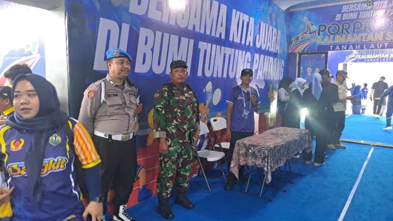 Sukseskan Pembukaan Porprov XII Kalimantan Selatan Di Tanah Laut Personel Kodim 1009/Tla Bantu Panitia