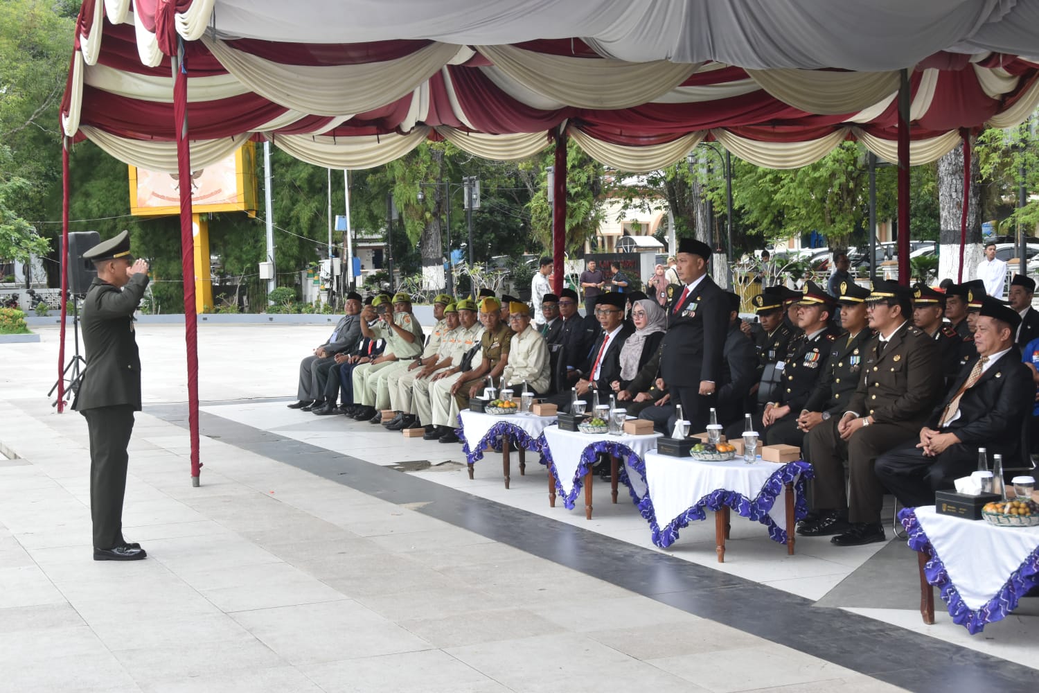 Kodim 1002/HST Siap Lanjutkan Semangat Perjuangan, Pasi Intel Hadiri Upacara Hari Pahlawan