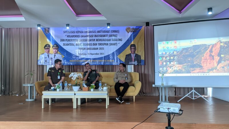 Dandim 1008/Tabalong Jadi Narasumber Sosialisasi Ormas Kabupaten Tabalong