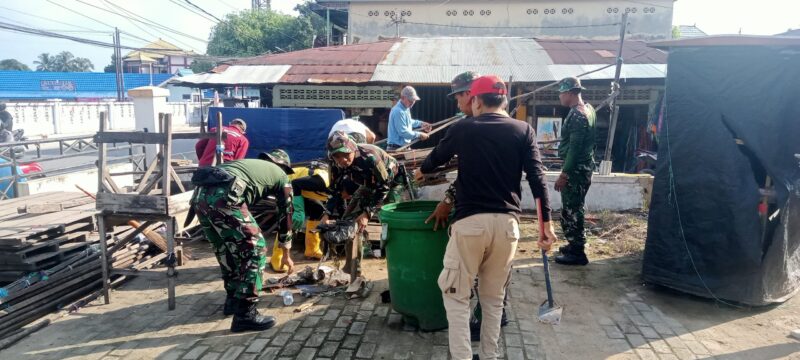 Gema Jalin Smart 2025: Koramil Kelua–Muara Harus Bersinergi Jaga Kebersihan Lingkungan