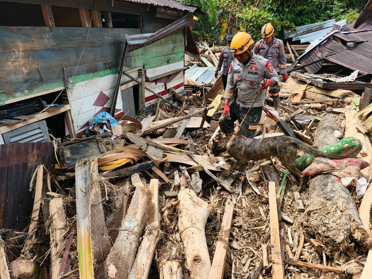 Tim K9 Polri Temukan Sesosok Mayat Wanita di Depan Gereja GKPA Huta Godang, Batang Toru