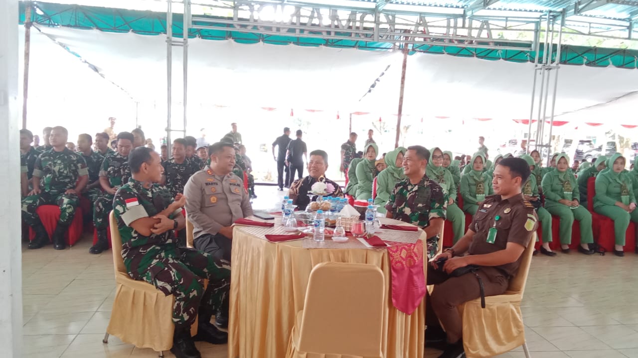 Dandim 1208/Sambas Hadiri Peringatan HUT ke-7 Yonif 645/GTY