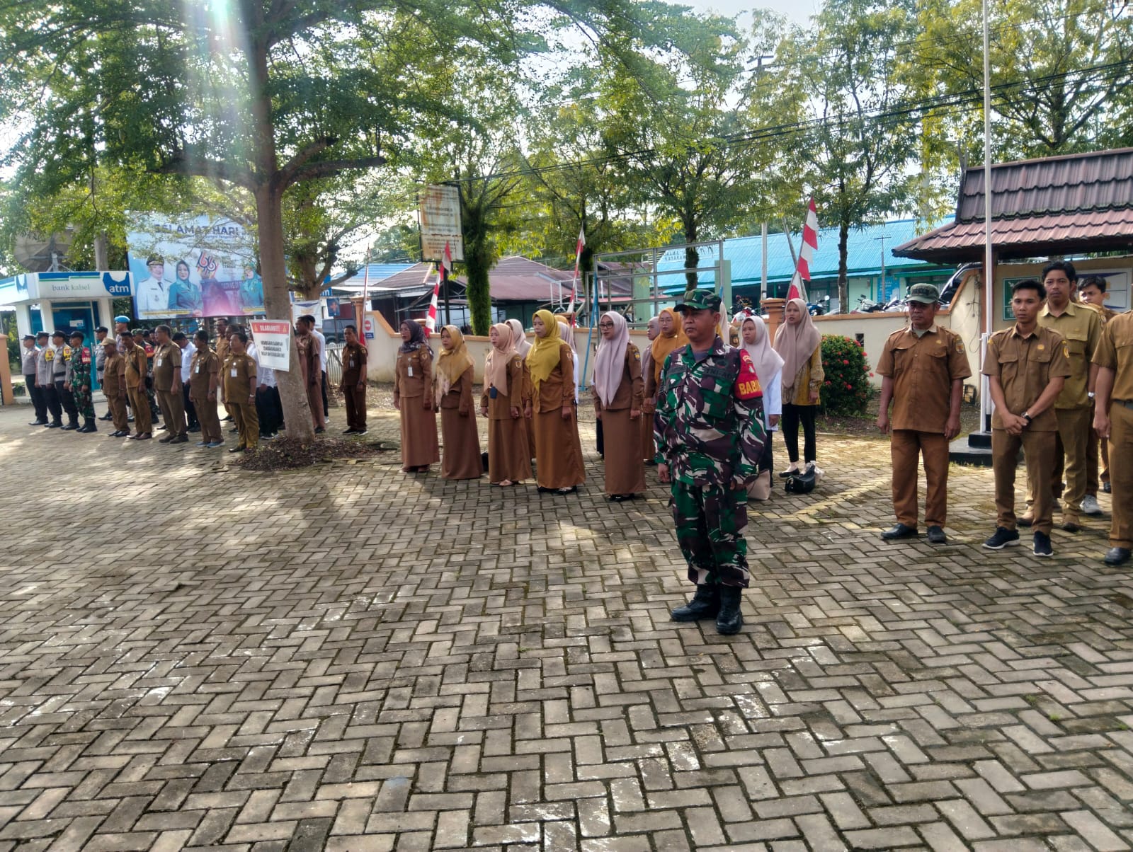 Apel Gabungan Perkuat Sinergi Tiga Pilar di Labuan Amas Utara