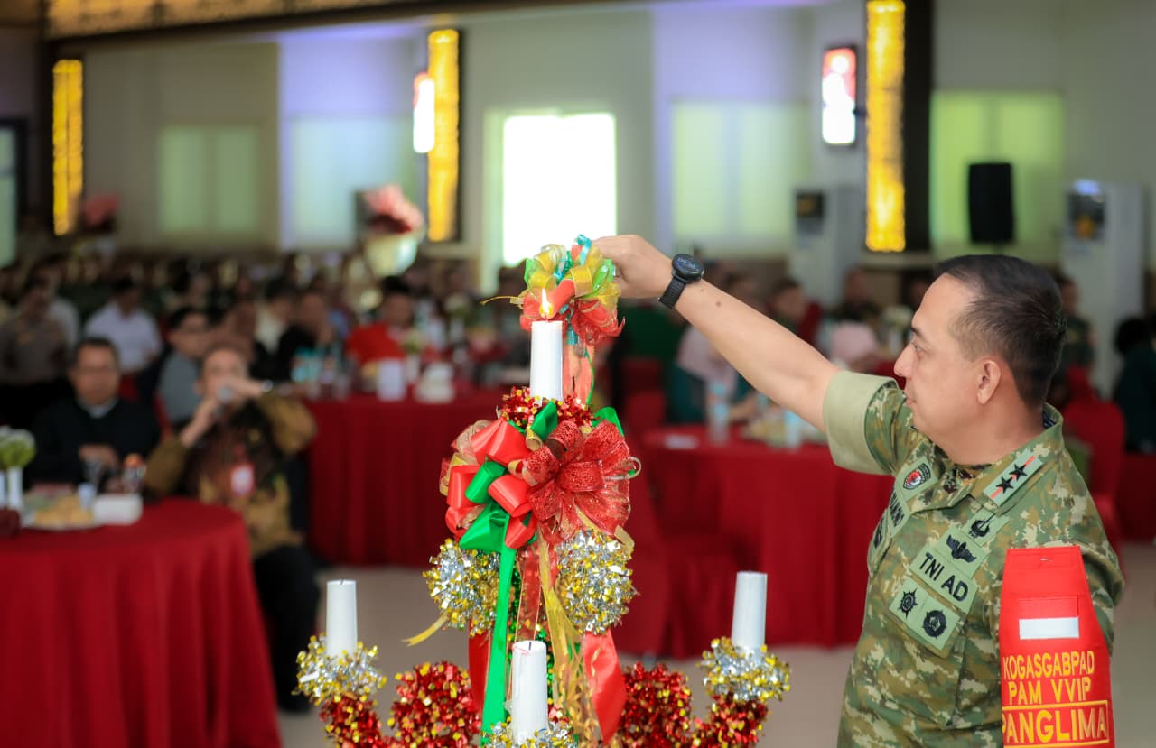 Perayaan Natal Tahun 2025 dilaksanakan secara serentak diseluruh Satuan Jajaran TNI AD
