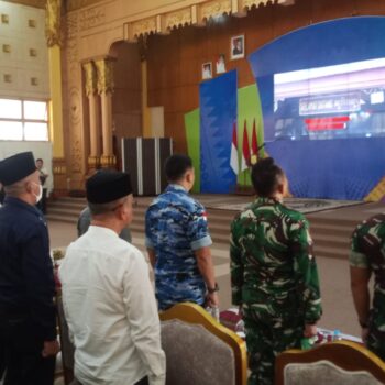 Pasi Intel Kodim 1208/Sambas Hadiri Penyambutan Kunjungan Kerja Kepala Badan Gizi Nasional