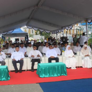 Meriah, Pembukaan Pasar Ramadhan 1447 H di Taman Kota Tanjung Dihadiri Dandim dan Ketua Persit