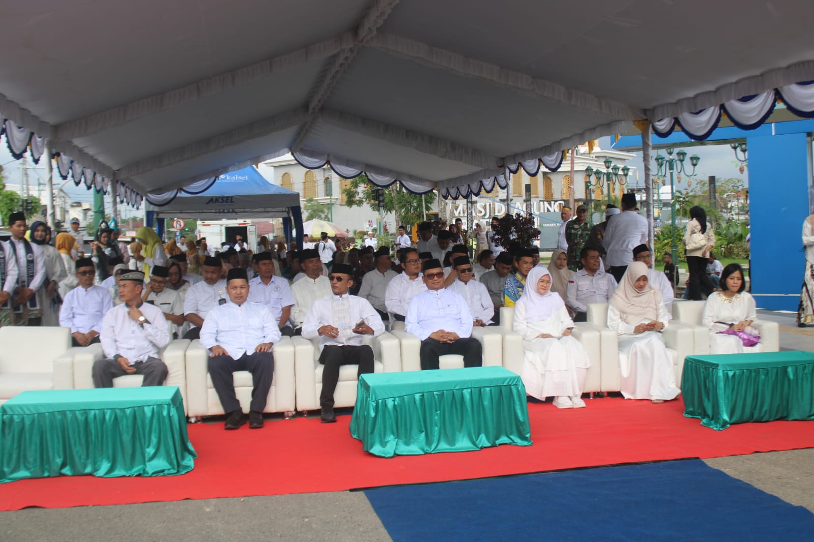 Meriah, Pembukaan Pasar Ramadhan 1447 H di Taman Kota Tanjung Dihadiri Dandim dan Ketua Persit