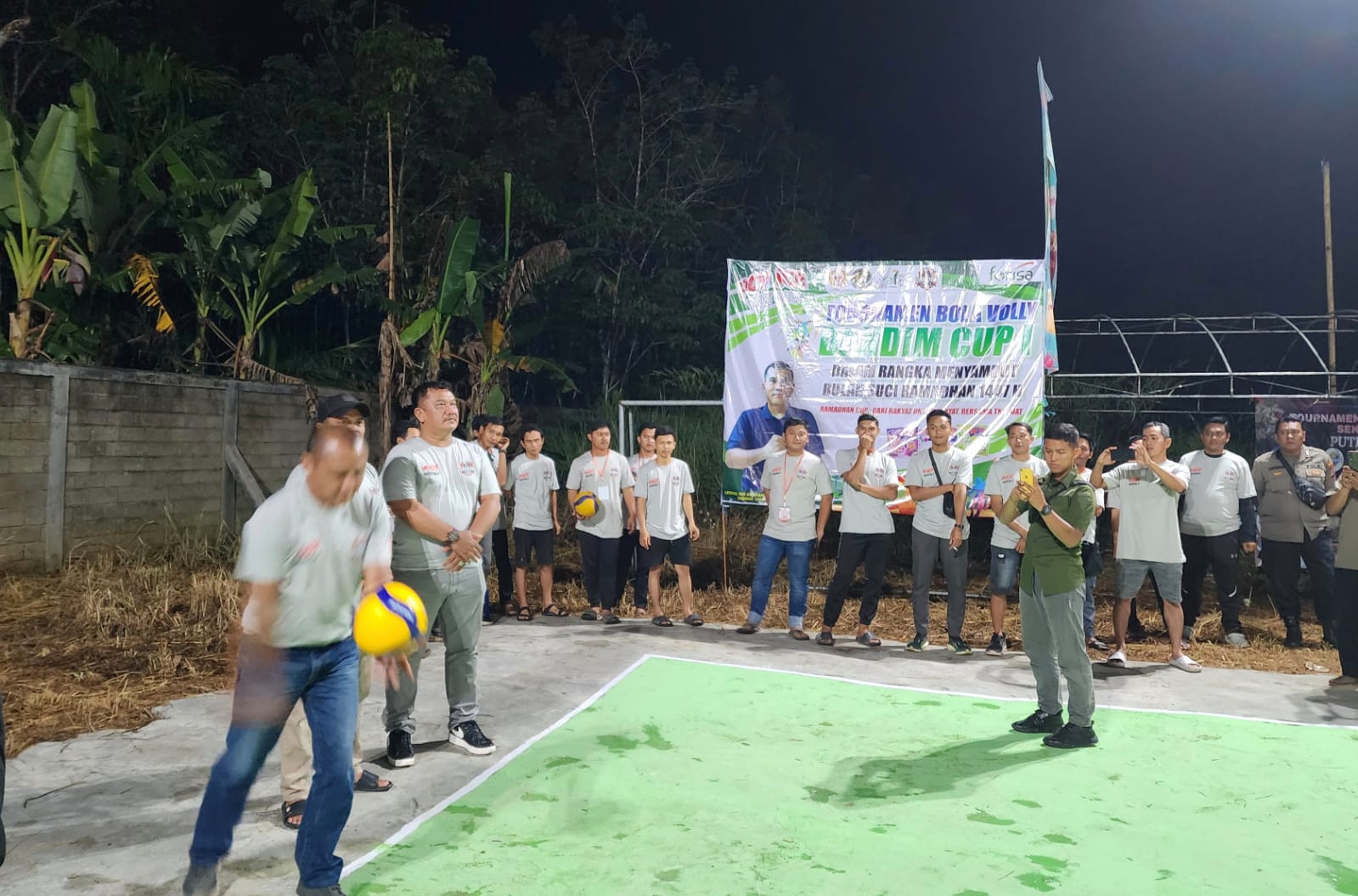 Turnamen Bola Voli Dandim Cup I Tahun 2026 Resmi Dibuka di Batang Alai Utara