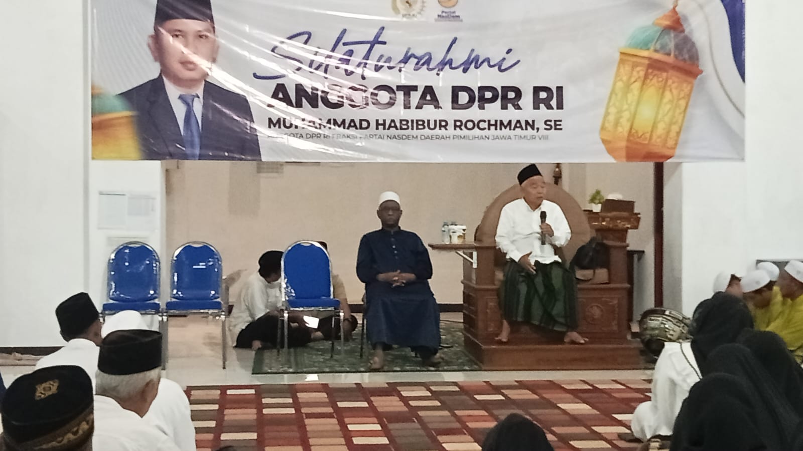 Prof. Dr. KH. Asep Saifuddin Chalim, MA dan Anggota DPR RI Muhammad Habiburokhman